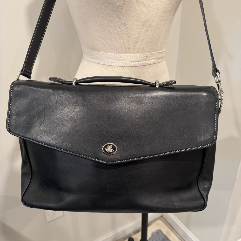 Coach Morgan Messenger Bag Brief Case - Picture 3 of 16